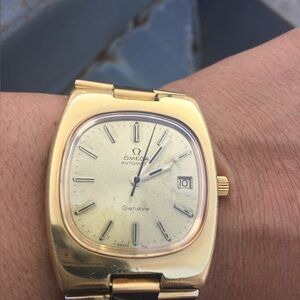 Omega Gold and Silver Watch